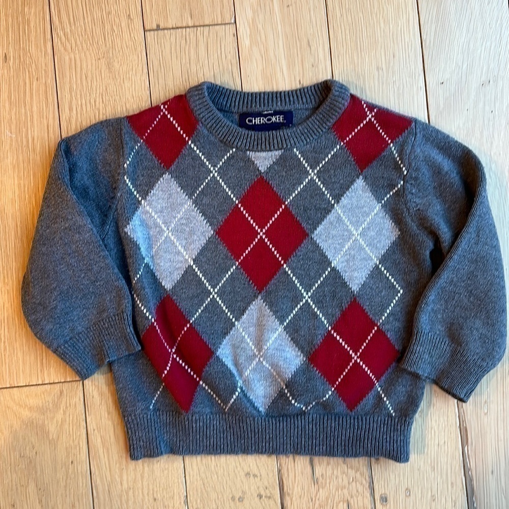 Cherokee Argyle Sweater - 18 month Excellent condition!